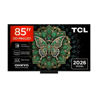 TCL C6K Pro 85C6K Pro, 85", 4K Ultra HD, QD-Mini LED, Smart TV, crni